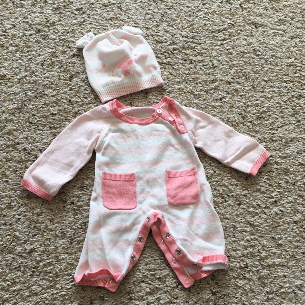 EUC Cat and Jack newborn outfit